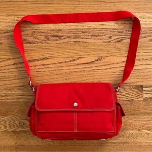 Y2K Red & White Star Magnetic Crossbody Bag